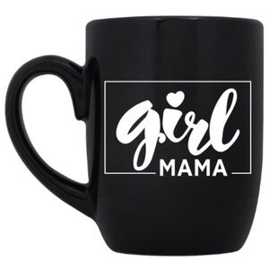 Girl Mama Black Coffee Cup Mug